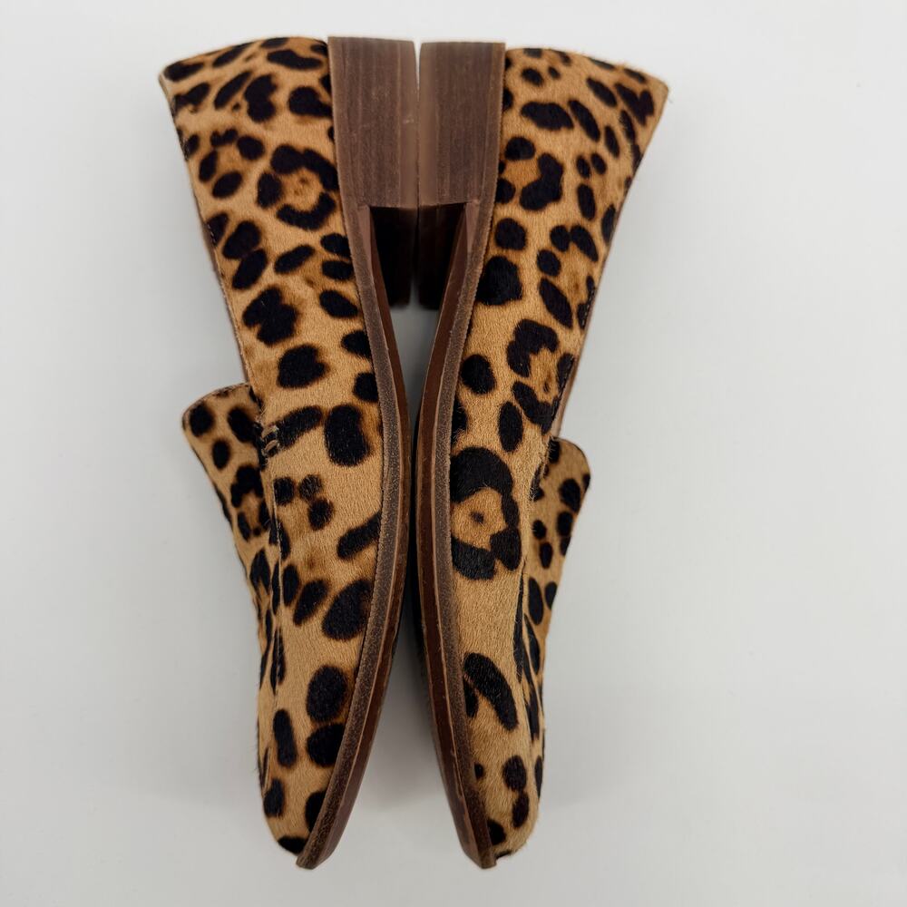 Madewell Frances Loafers Leopard Print Calf Hair Animal Print Womens 7.5 - Picture 11 of 13